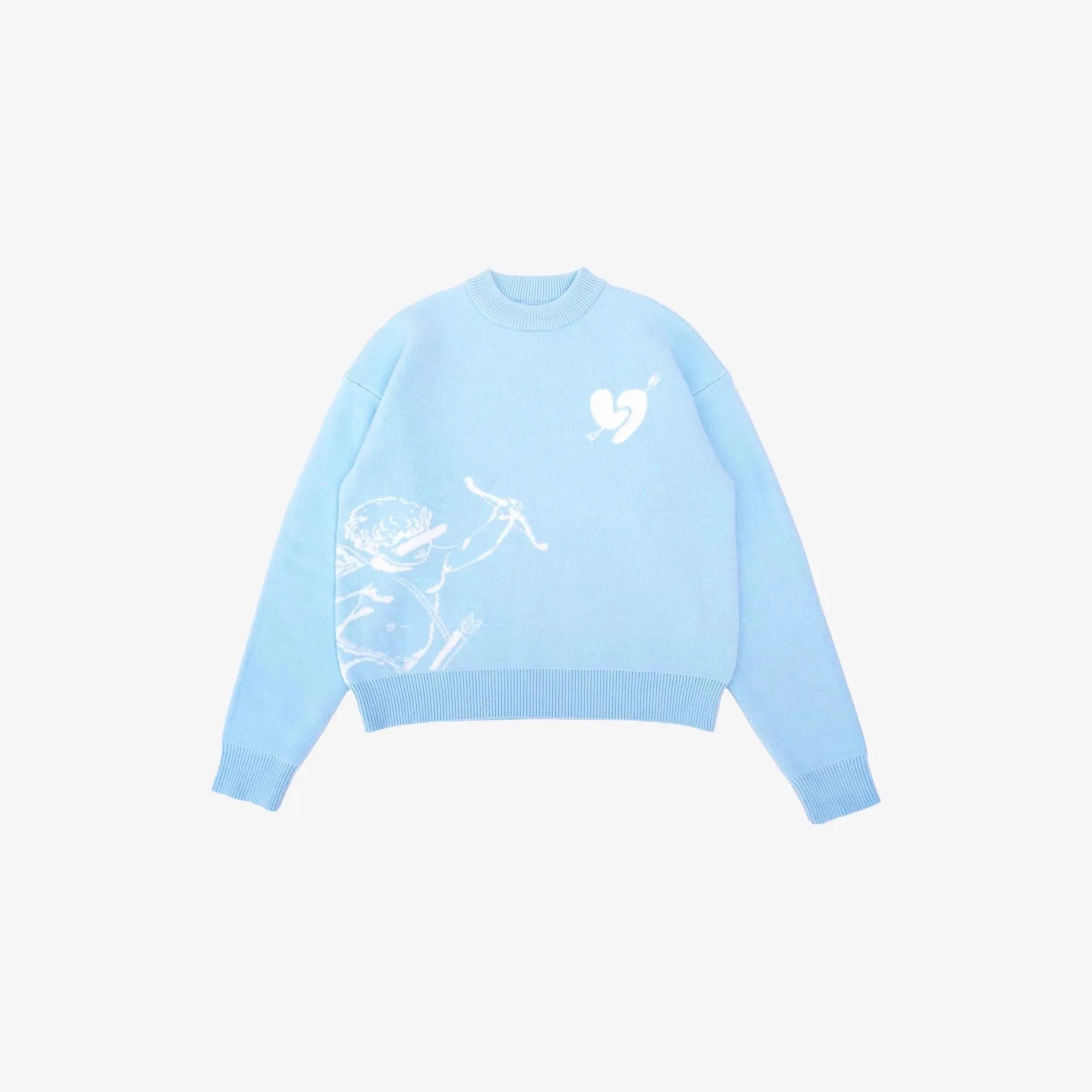 Casual Commuter Style Oversized round Neck Knitwear Women's Pullover Sweater Geometric Pattern Long Sleeve Comfortable Leisure