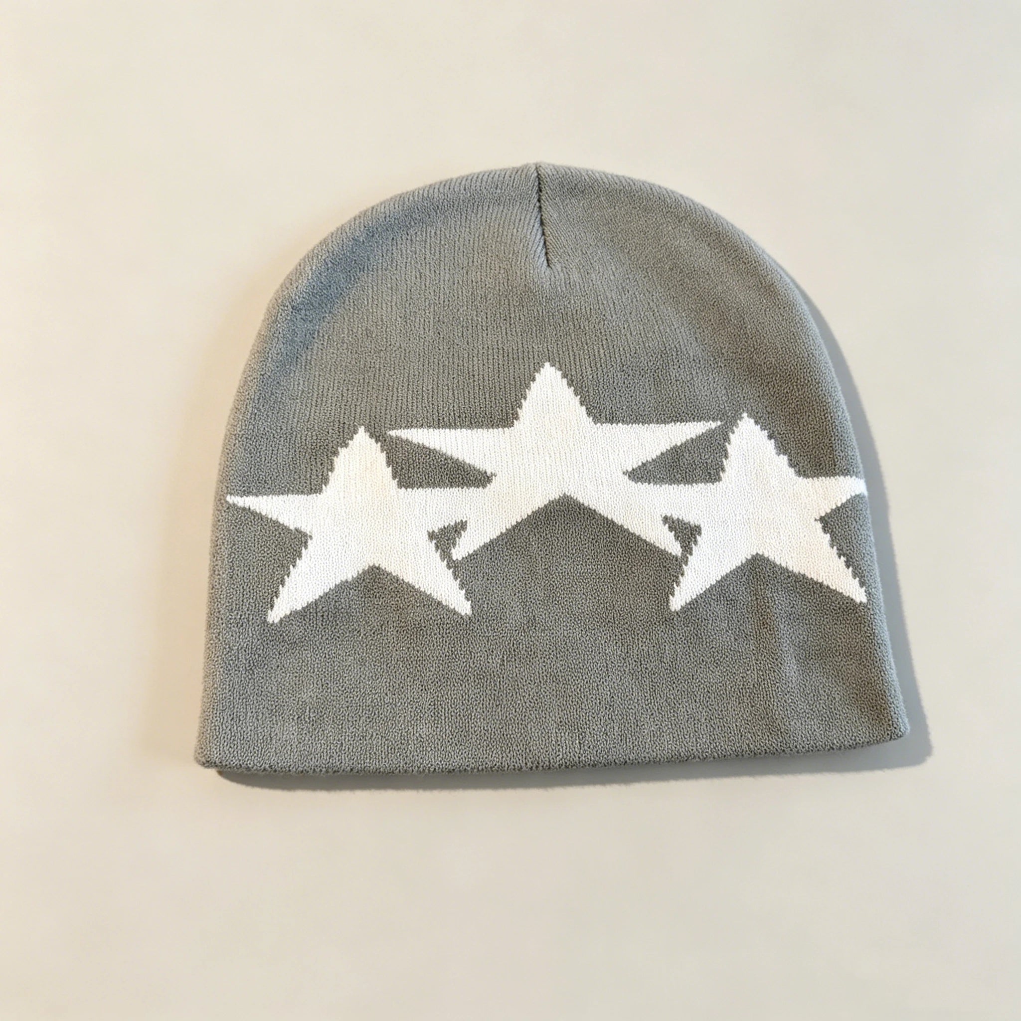 Y2K Five Pointed Star Casual Cozy Winter Warm Beanie Hat Knit Beanie Fashionable Street Style Winter Warm Knit Hat Unisex Pull-O