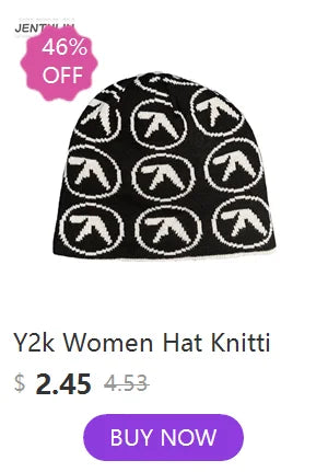 Women Hat Knitting Beanies Goth Star Caps Men Y2k Streetwear Winter Fashion Pullover Kpop Harajuku Vintage Warm Hip Hop Unisex