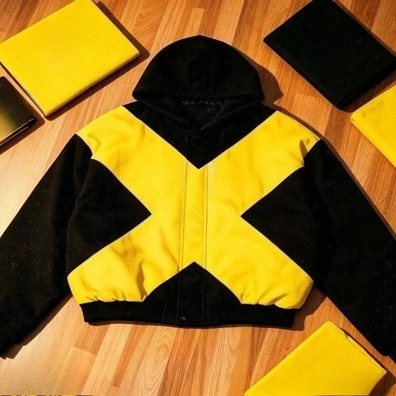 Veste Bomber Rayée Y2K