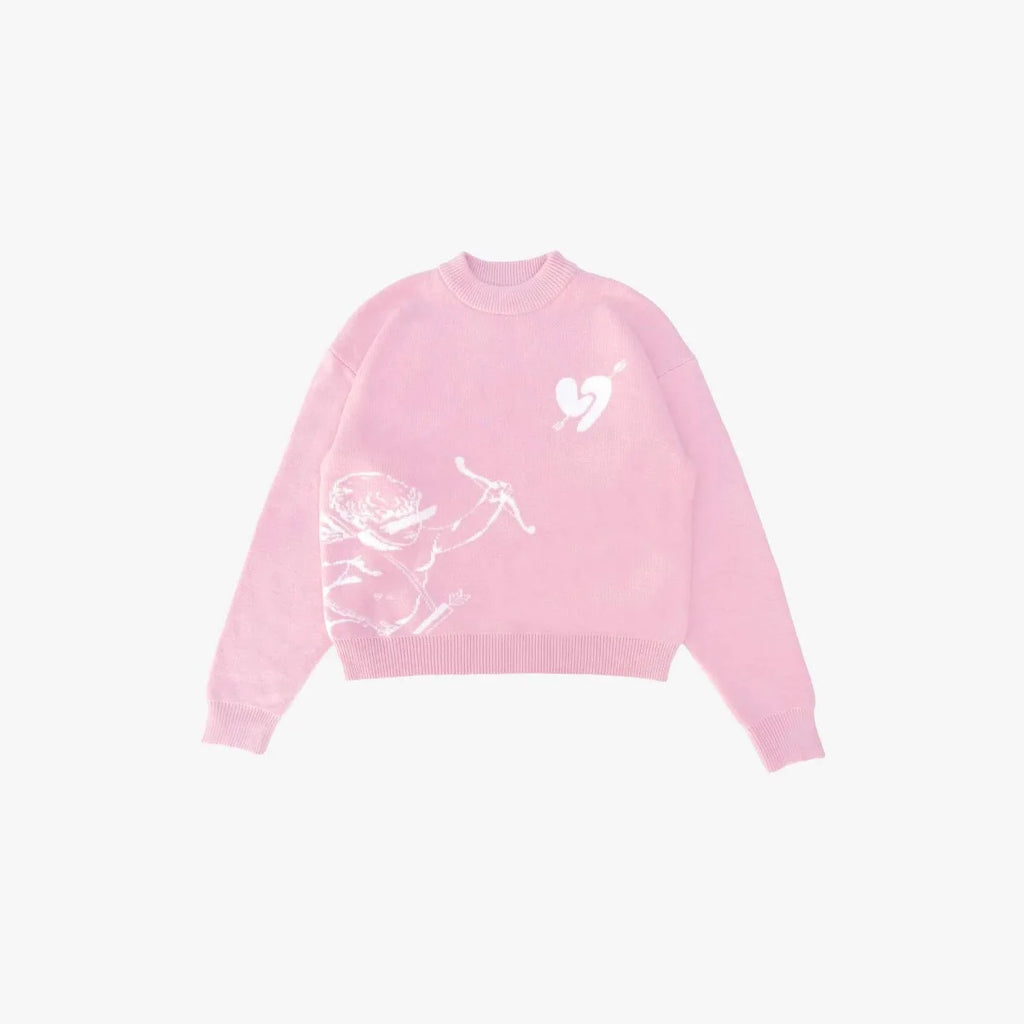 Casual Commuter Style Oversized round Neck Knitwear Women's Pullover Sweater Geometric Pattern Long Sleeve Comfortable Leisure