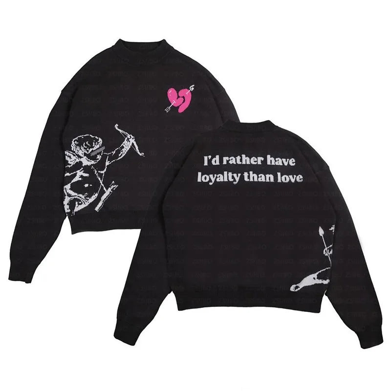 Casual Commuter Style Oversized round Neck Knitwear Women's Pullover Sweater Geometric Pattern Long Sleeve Comfortable Leisure