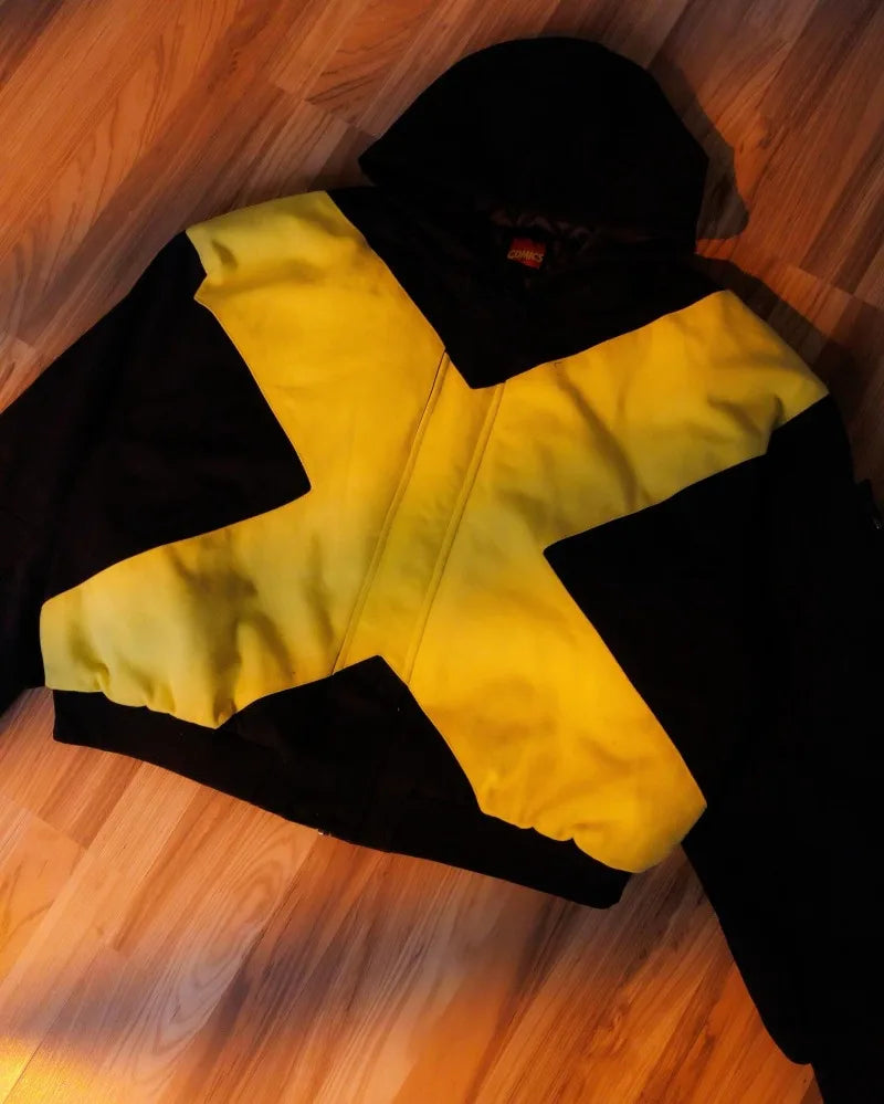 Veste Bomber Rayée Y2K