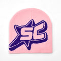 New Beanie Wool Cap Y2K Women Men Winter Autumn Warm Knitted Bonnet Cap Soft Wool Skullies Beanies SC Printing Caps Boys Gifts
