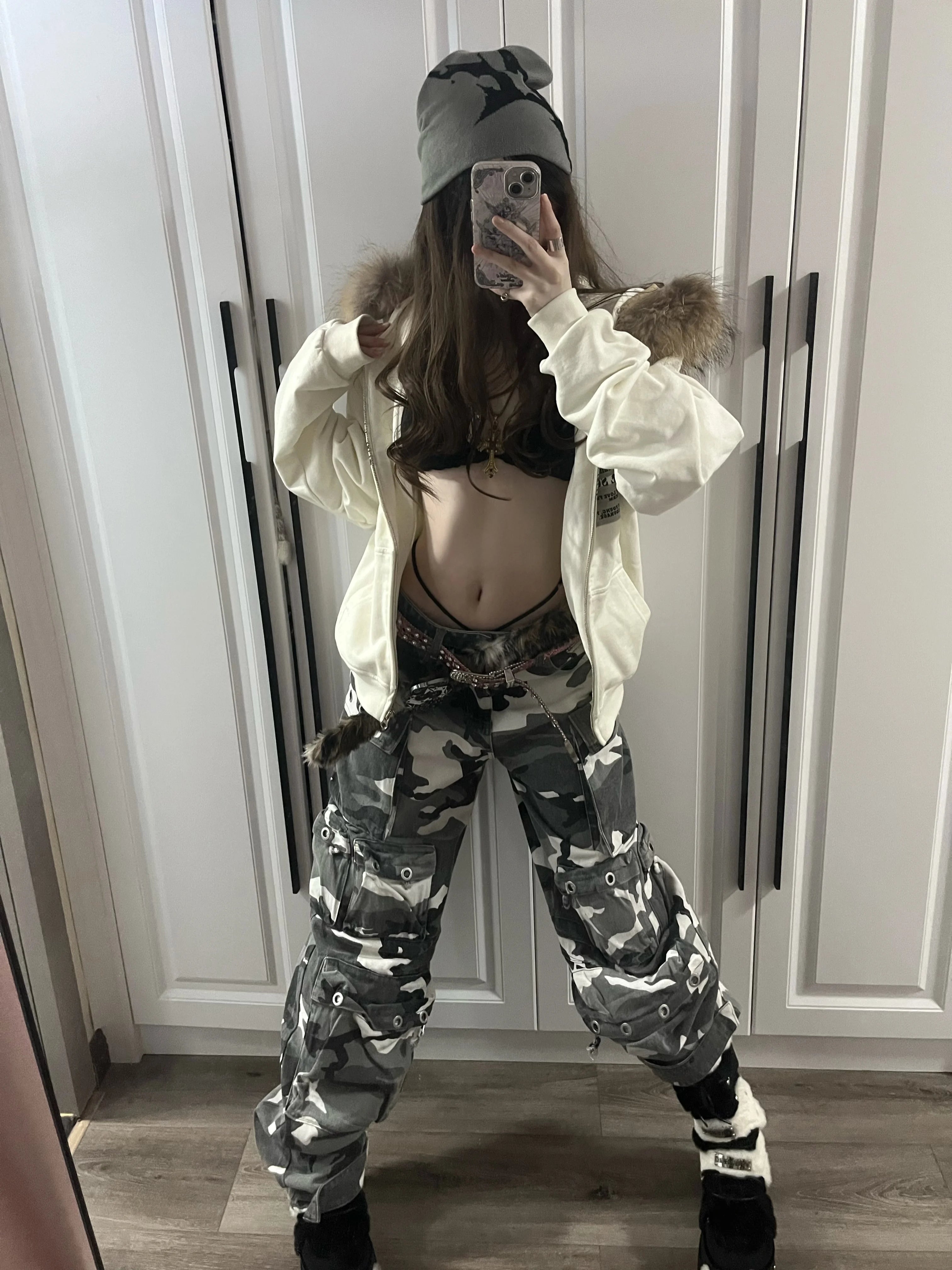 Women Hat Knitting Beanies Goth Star Caps Men Y2k Streetwear Winter Fashion Pullover Kpop Harajuku Vintage Warm Hip Hop Unisex
