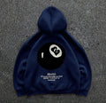 New billiard print street autumn and winter warm hooded sportswear, soft casual top, high-quality comfortable clothing