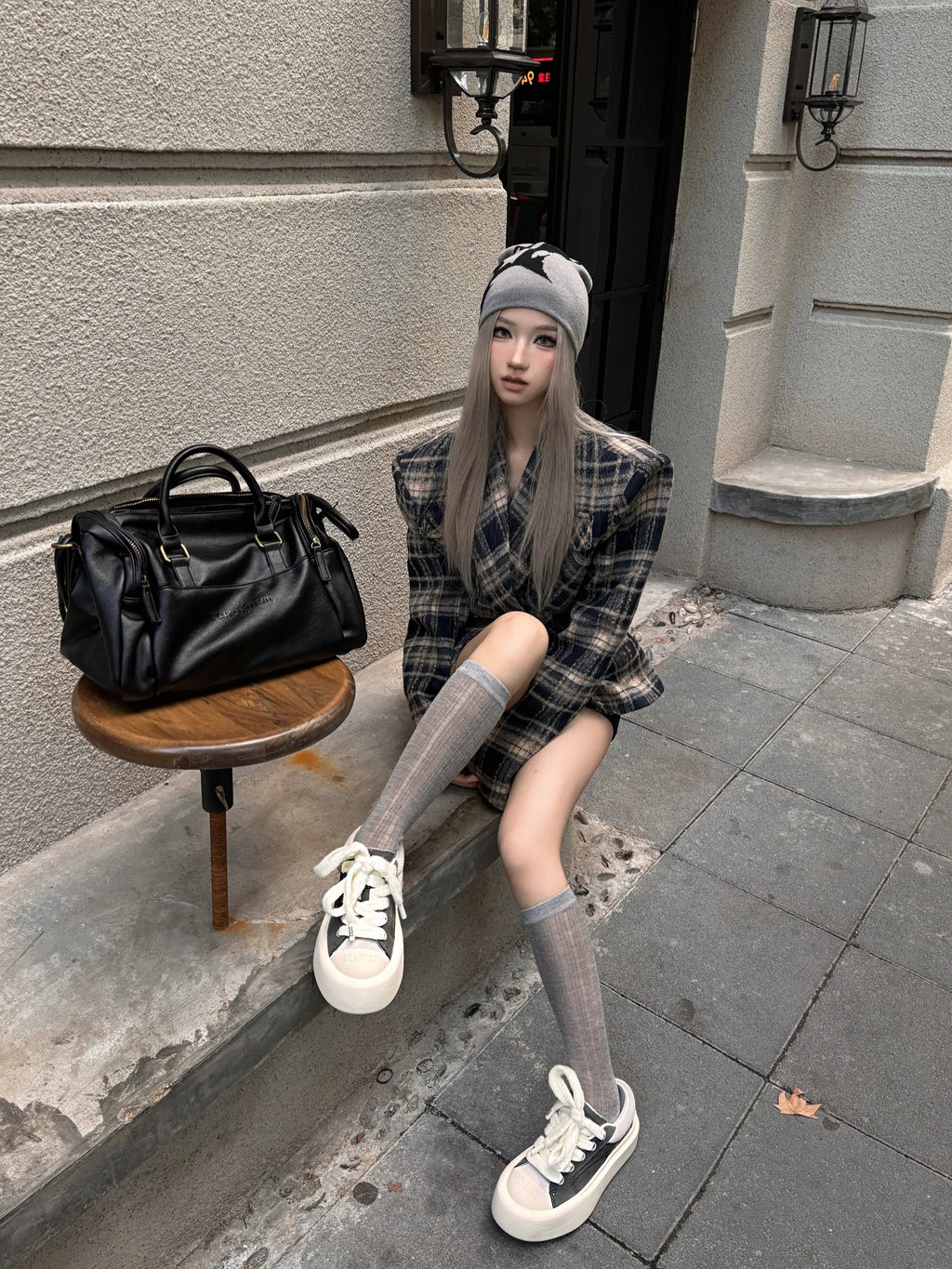 Women Hat Knitting Beanies Goth Star Caps Men Y2k Streetwear Winter Fashion Pullover Kpop Harajuku Vintage Warm Hip Hop Unisex