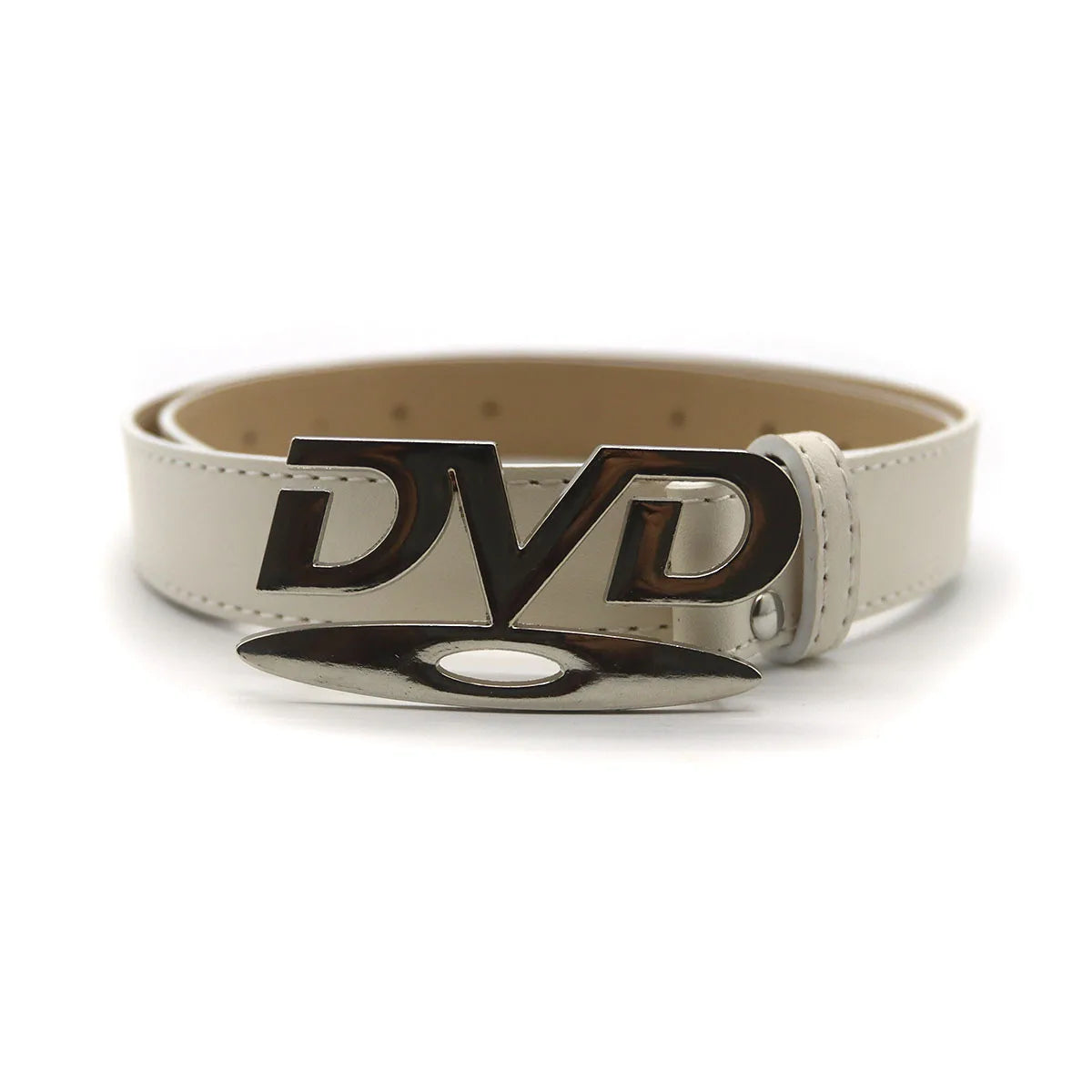 Fashionable Women's Belt Hip-Hop Y2K Belt DVD Buckle Niche Belt Retro Design Women's Sensual Beltche Belt Jeans Decoration