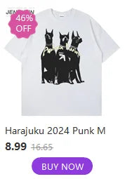 Vintage Oversized Men's Clothing Streetwear Abstract Shadow Graphic Print Distressed Black Tshirt Hip Hop Harajuku Y2k Goth Tops