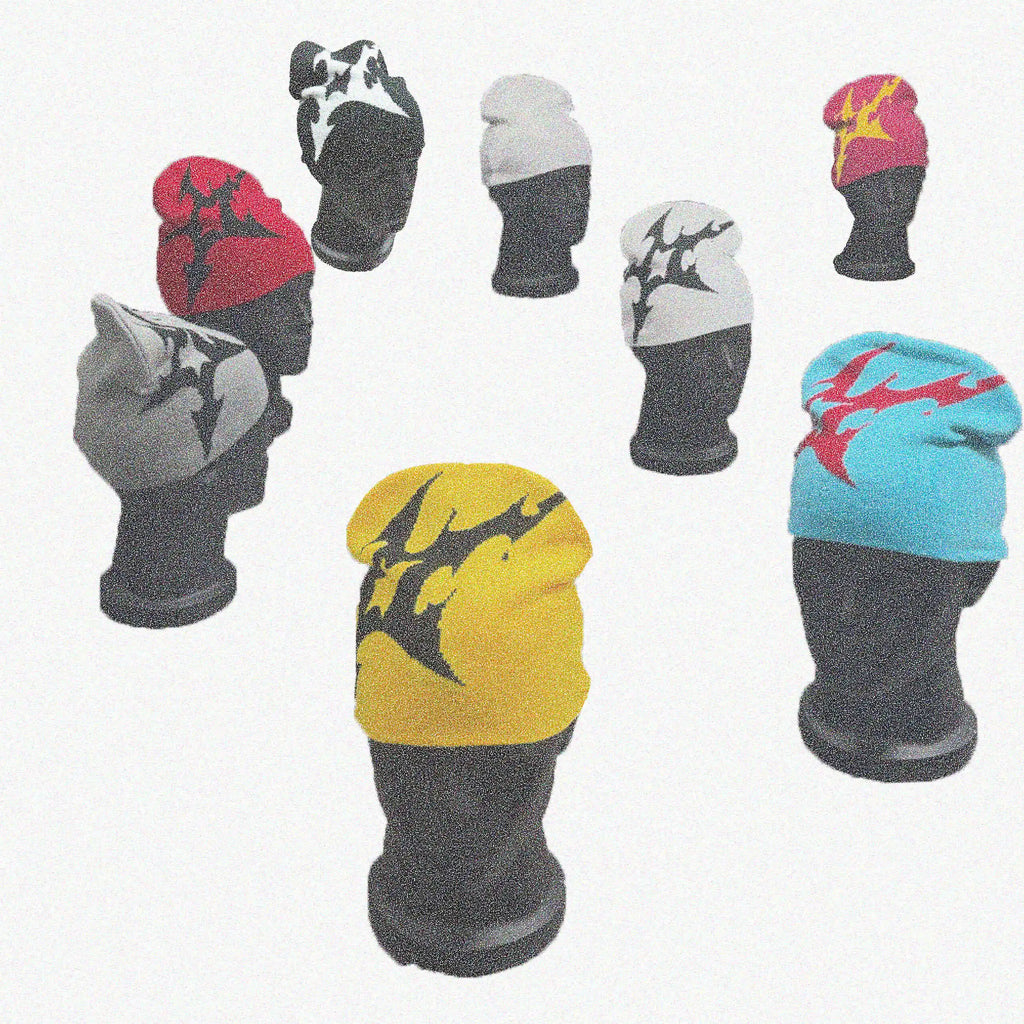 Women Hat Knitting Beanies Goth Star Caps Men Y2k Streetwear Winter Fashion Pullover Kpop Harajuku Vintage Warm Hip Hop Unisex