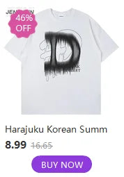 Vintage Oversized Men's Clothing Streetwear Abstract Shadow Graphic Print Distressed Black Tshirt Hip Hop Harajuku Y2k Goth Tops