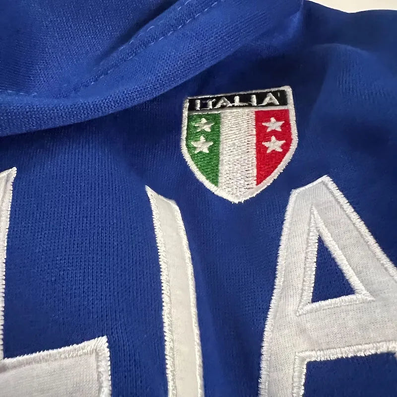 ITALIA Embroidered Jacket Hoodies Autumn Retro Fashion Zipper Hoodie Women Men Streetwear Hip Hop Casual Zip Up Sweatshirt Coat
