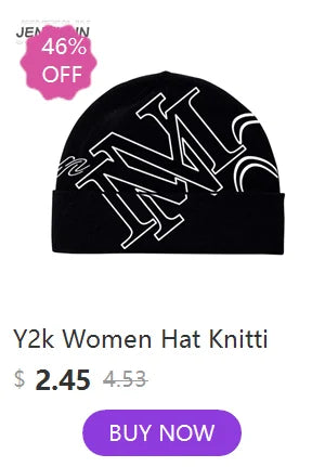 Women Hat Knitting Beanies Goth Star Caps Men Y2k Streetwear Winter Fashion Pullover Kpop Harajuku Vintage Warm Hip Hop Unisex