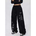 High Waist Loose Drapey Wide Leg Casual Sport Pants American Hip Hop Dancing Pants Jazz Dance Long Pants Women's Comfortable