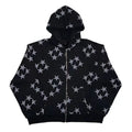 Y2K Hoodies Women Harajuku Star Print Loose Sweatshirt Trousers Hip Hop Punk Long Sleeve Pocket Men Tops Sweatpant Streetwear
