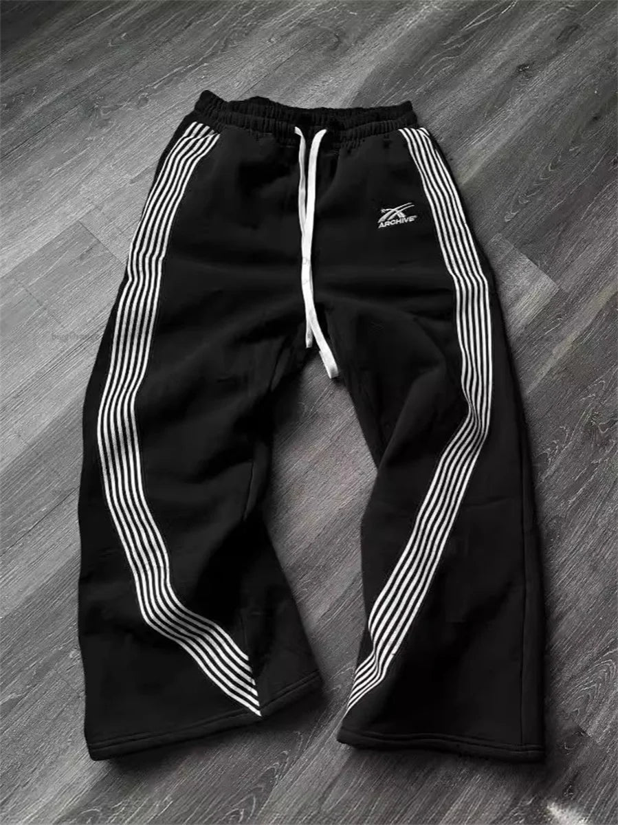 Camouflage Casual Pants Y2k Embroidered Camo Functional Tactical Functional Men's Women's Premium Jogging Drawstring Sweatpants