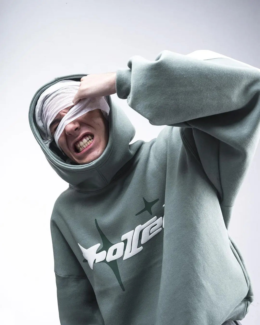 Retro Gothic Men Hoodie New American High Street TrendY2k Harajuku Men Loose and Casual Sweatshirt