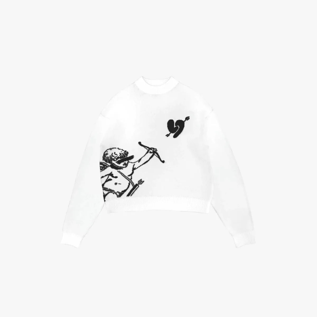 Casual Commuter Style Oversized round Neck Knitwear Women's Pullover Sweater Geometric Pattern Long Sleeve Comfortable Leisure