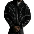 2026 American Style Oversized Embroidered Hoodie Mens Womens Street Hip Hop Unique Double Zipper Design Casual Sweatshirt